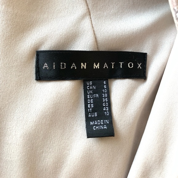 Aidan Mattox Floral Pencil Cocktail Dress - Picture 8 of 8